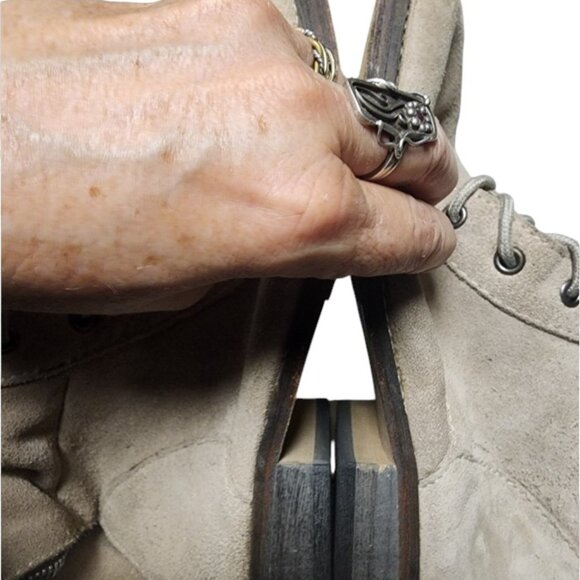 FREE PEOPLE Tennessee Over Knee Leather Boots Size US 7 Boho Hippie - Picture 14 of 14